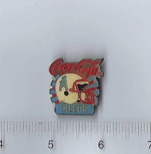 Vintage 1980s 1985 Houston Oilers Coke Coca Cola Helmet Pin Old Logo Throwback - Picture 1 of 1