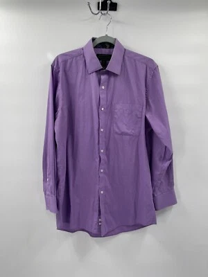 Camisa Alexander Julian Colores Abotonada Para Hombre 15-15.5 32/33 Púrpura Manga Larga Foto 1 de 4