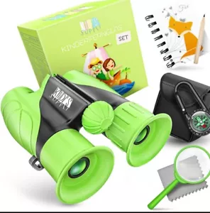 Kids Supply Fernglas für Kinder 8x21 mit Lupe & Kompass & Tasche Kinderfernglas - Bild 1 von 1