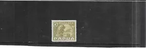 NEW GUINEA- PAPUA 1932. LOCAL MOTIFS. 4 PENCE. MINT LIGHT HINGE. AS PER SCAN. - Picture 1 of 3