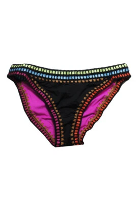 Parte inferior de bikini Bar Iii negra magenta Weave It Hipster S Foto 1 de 3