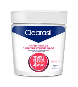 Clearasil Rapid Rescue Deep Treatment Cleansing Pads, 90 Count (Pack of 1) 9/23 - Picture 1 of 1