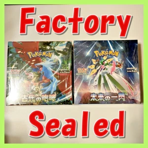 Pokemon Card Booster Box Ancient Roar & Future Flash sv4K sv4M with shrink - Picture 1 of 23