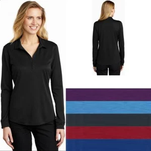 Port Authority ® Ladies Silk Touch ™Performance Long Sleeve Polo L540LS XS-4XL - Picture 1 of 43