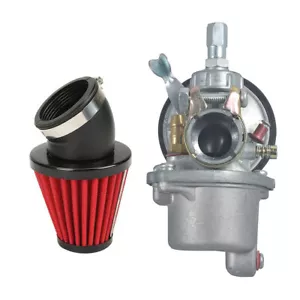 Carburetor Red Air Filter For 66cc 80cc Motorized Bike - Foto 1 di 8