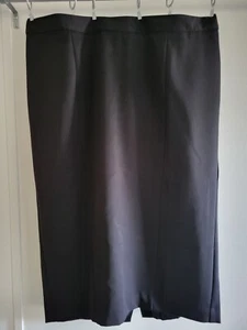 Catherines Skirt 1X (18/20) Black back button and 8" zipper - Picture 1 of 5