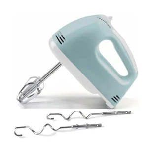 Elektrischer Handmixer mit 7 Geschwindigkeiten und Edelstahl Schneebesen Grün - Bild 1 von 2