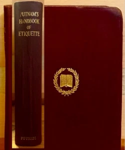 RARE FIRST EDITION PUTNAM'S HANDBOOK OF ETIQUETTE - 1913, HELEN L. ROBERTS - VG+ - Imagen 1 de 20