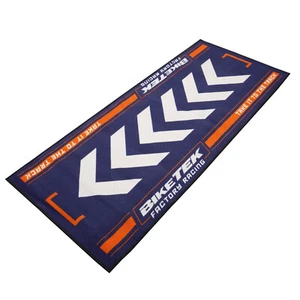 Tappetino Biketek Garage Pit Officina Corsa Pronto KTM Arancione Tappetino Motocross 190 X 80cm - Foto 1 di 2