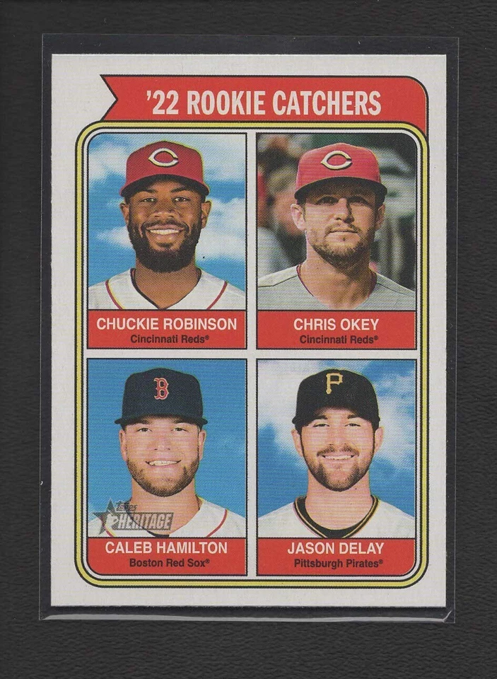 2023 Topps Heritage Short Print *** '22 ROOKIE CATCHERS   SP # 500   MINT - Image 1 of 1