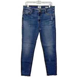 FRAME Jeans Womens Le Garcon in Azure Blue Medium Wash Size 31 - Picture 1 of 7