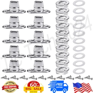 10 Sets Canvas Twist Lock Fasteners, Turn Buttons, Eyelet & Stud Mounting - Picture 1 of 7