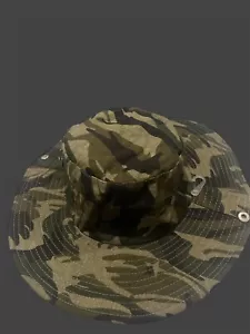 NEW Size Large Woodland Camo L Hot Weather Jungle Boonie Hat Cap - Picture 1 of 4