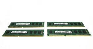 16GB - Lot of 4 SAMSUNG M378B5173DB0-CK0 4GB PC3-12800U DDR3 1600MHz Memory - Picture 1 of 3