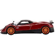 True Scale Miniatures 1/64 Diecast Model Pagani Zonda F Rosso Dubai Red Metallic