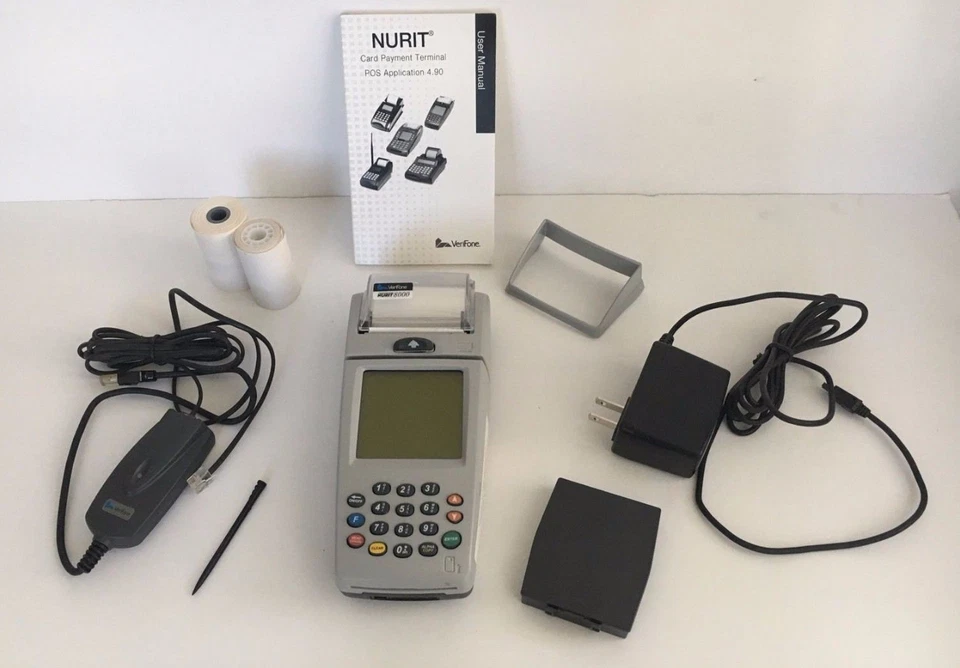 Máquina de tarjetas de crédito Lipman Nurit 8000 Wireless Palmtop Solution Verifone Foto 1 de 1