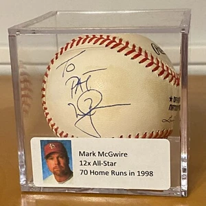 Mark McGwire signiert MLB National League Baseball Auto USA Kardinäle zu pat - Bild 1 von 4