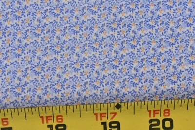 19" Long, Vintage, Gold & Lavender Calico Quilt Cotton, Marcus Brothers, P1004 - Image 1 of 4