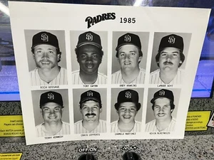 1985 Tony Gwynn Press 8x10 Photograph San Diego Padres Goose Gossage - Picture 1 of 5