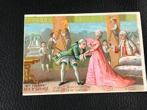 CHROMO CARD FAVART H. LAAS VILLE DE BESANÇON EPOQUE 1880 90 - Bild 1 von 2