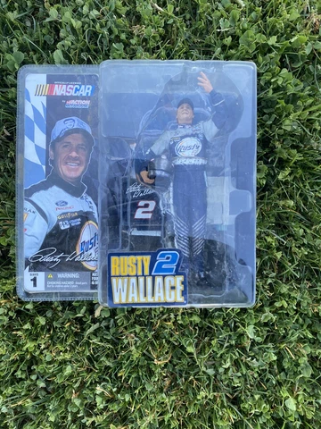 Nascar Series 4 Rusty Wallace #2 Driver Action Figure McFarlane Toys Collectible Cover