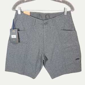 Aftco Shorts Cargo Diffuse Gray UPF 40 Outdoors Camping M105 Fishing Mens 30 x 8 - Picture 1 of 14