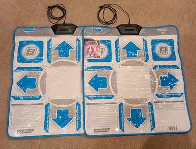 Dance Dance Revolution Hottest Party 3 Nintendo Wii Paquete con 2 Almohadillas de Baile Mat Foto 1 de 4