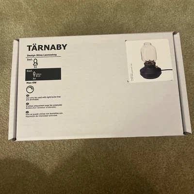 Lámpara de mesa IKEA TARNABY con perilla de atenuación antracita negra TÄRNABY Foto 1 de 3