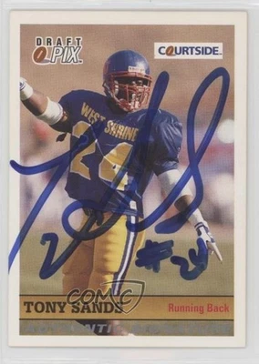 1992 Courtside Draft Pix Auto Tony Sands #79 Auto - Image 1 of 2