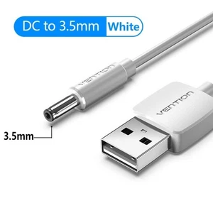 DC 5V Charger Cable USB To Barrel Jack 3.5mm x 1.35mm Charging Power Cord Lead - Picture 1 of 23