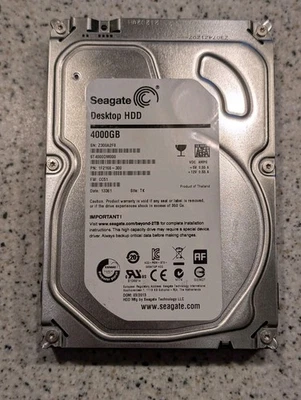 Seagate ST4000DM000 4TB SATA 6 Gb/s 64MB 5900 RPM 3.5" Desktop HDD - Image 1 of 4
