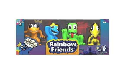 Rainbow Friends Neon Serie 2 Figura Paquete de 4 Edición Coleccionista Set Nuevo Precintado Foto 1 de 4