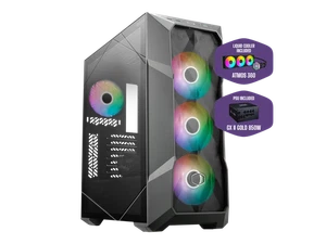 Cooler Master TD500 MAX ATX Mid-Tower Case, Custom Atmos 360 MAX AIO, GX II Gold - Picture 1 of 5