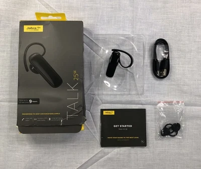 Jabra GN Talk 25 SE Mono Bluetooth Single Ear Headset w. Mic - Black - Image 1 of 4
