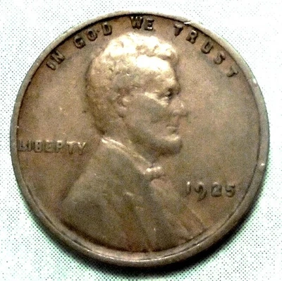 1925 Wheat Cent XF EXTRA FINE Brown PHILADELPHIA Roaring 20s Higher Grade STORE! - Image 1 of 2