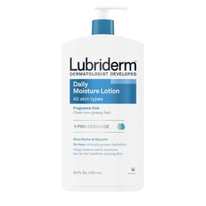 Lubriderm Fragrance Free Daily Moisture Lotion + Pro-Ceramide, Shea Butter & ... - Picture 1 of 7