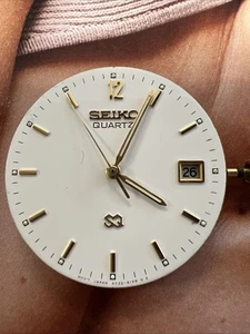 SEIKO 5Y39A esfera blanca cuarzo 🙏(defectuoso ¡No funciona solo para piezas! - Imagen 1 de 7