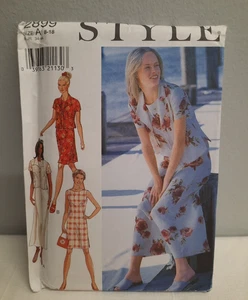 De colección 1997 Estilo Patrón 2899 ~ Vestido y Blusa ~ Tallas 8-18 ~ UC FF - Imagen 1 de 7