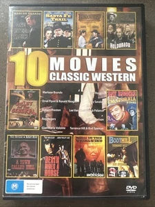 10 Movies Classic Westerns DVD Sundowners/Heldorado/Boothill/One eyed Jack R0 - Picture 1 of 1