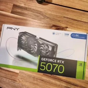 PNY NVIDIA GeForce RTX 5070 12GB OC GDDR7 PCI Express 5.0 Graphics Card - Picture 1 of 2