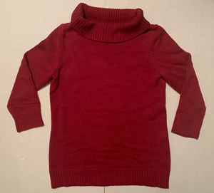 Maglione donna Talbots quarto sonno collo tartaruga malva profondo taglia S - Foto 1 di 10