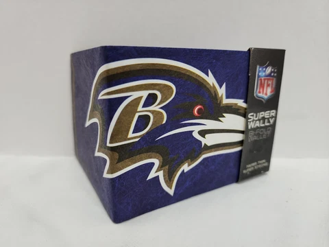 NFL Super Wally Bi-Fold Paper Baltimore Ravens Dupont Tyvek Licensed NFL Cover