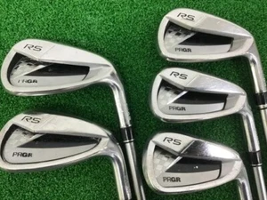 PRGR RS Titanium Face Iron Set Golf Club 6-P 5pcs RS/M37 #AB10083 - Picture 1 of 5