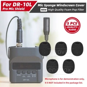 For TASCAM DR-10L TM-10L Windscreen Lavalier Microphone Pop Filter Shield Sponge - Zdjęcie 1 z 5