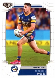 2020 PARRAMATTA EELS NRL Card MITCHELL MOSES Elite - Picture 1 of 2