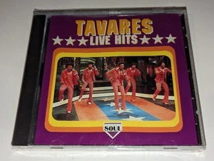 *NEW/SEALED* Tavares "Live Hits" Classic Soul CD 13 Songs 1994 Charly Disco - Picture 1 of 3