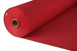 Red Heavy Duty Thick Waterproof Canvas Fabric 600D Outdoor Cover Sold By Metre - Picture 1 of 5