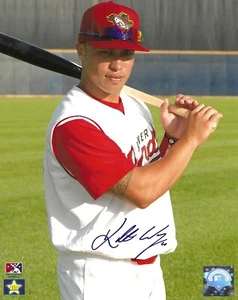 Signed 8x10 KOLTEN WONG Quad City River Bandits Autographed  Photo - COA - Picture 1 of 1