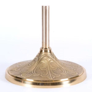 Soporte base de latón pulido para cruz procesional de iglesia #91 (Chalice Co.) - Imagen 1 de 3