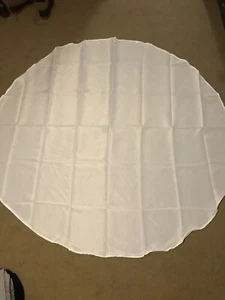 1 pc 70" Round Cloth Fabric Linen Tablecloth - White - Wedding - Event - Party - Picture 1 of 3